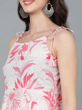 Women Cotton Floral Printed Kurta Trouser-VKSKD1603